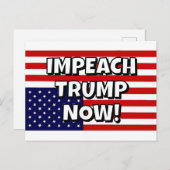 BEACHTEN SIE JETZT TRUMP! POSTKARTE (Vorne/Hinten)