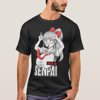 Beachten Sie mich senpai Ahegao Gesicht japanische T-Shirt
