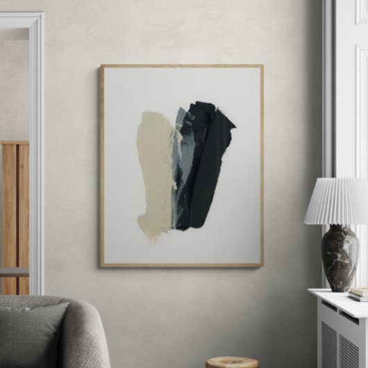 Beachtende 2 Minimalistische Abstrakte Leinwand