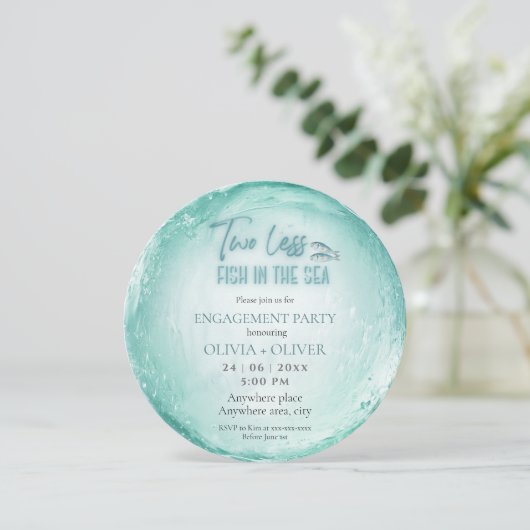 Beachtheaterveranstaltung Einladung (Stehend Vorderseite)