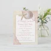 Beachtliches Brautparty Einladung (Stehend Vorderseite)