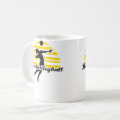 Beachvolleyball Kaffeetasse (Vorderseite Links)