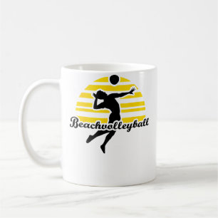 Beachvolleyball Kaffeetasse
