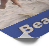 BeachVolleyball Power Serve Poster (Ecke)