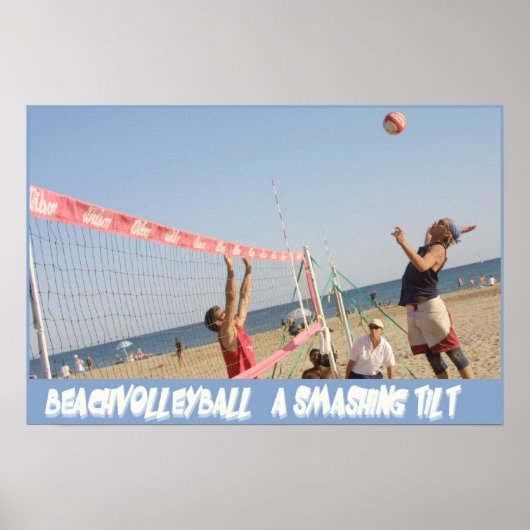 BeachVolleyball Smashin Tilt Poster (Vorne)
