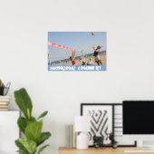 BeachVolleyball Smashin Tilt Poster (Heimbüro)