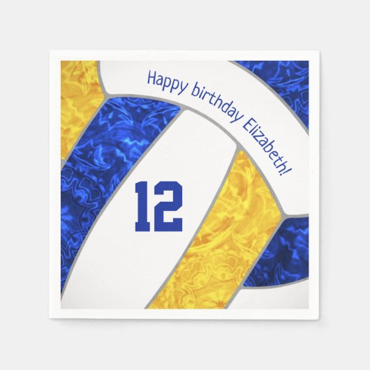 Beachvolleyball-Sportarten Serviette (Vorderseite)