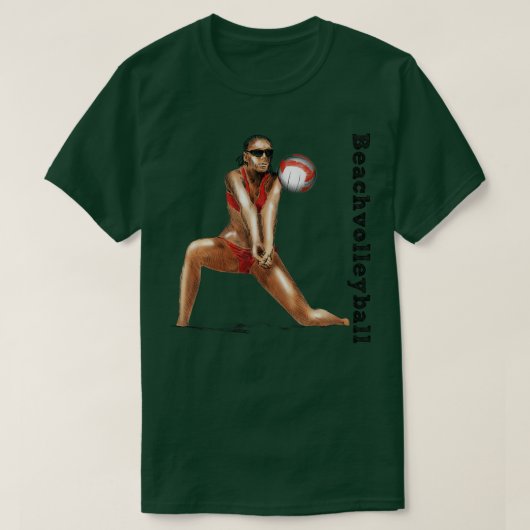 Beachvolleyball T-Shirt (Design vorne)