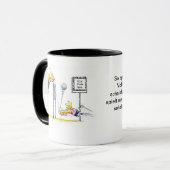 Beachvolleyball Tasse (Vorderseite Links)