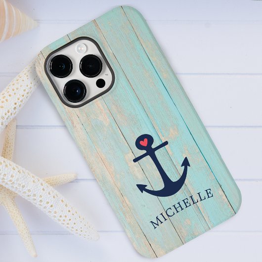 Beachwald Nautical Anchor Personalisiert Case-Mate iPhone Hülle