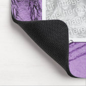 Beachwalker Collage - Starfish lila Mousepad (Ecke)