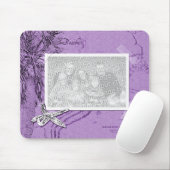 Beachwalker Collage - Starfish lila Mousepad (Mit Mouse)