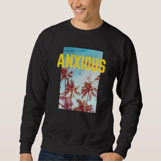 Beachwear Vaporwave Ironic Sweatshirt (Vorderseite)