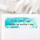 BeachWedding Blue Waves Rücksendeadresse (Insitu)