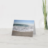 Beachwrite'sSerenity Gebets-Karte Karte (Vorderseite)