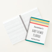 Beachy Baby Shower Planner Notizblock (Innenseite)