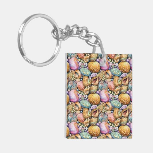 Beachy Beautiful Acrylic Schlüsselanhänger (Vorderseite links)