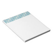 Beachy Blue Karos Notizblock (angewinkelt)
