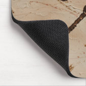 Beachy Blue und Green Dragonfly Flit Mousepad (Ecke)