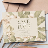 Beachy Boho Foto Wedding Save the Date
