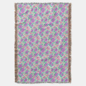 Beachy Boho Print Decke (Vorderseite Vertikal)