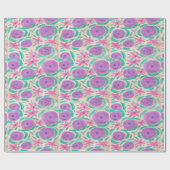 Beachy Boho Print Geschenkpapier (Flach)