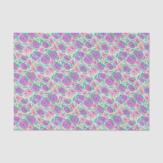 Beachy Boho Print Seidenpapier (Vorderseite)
