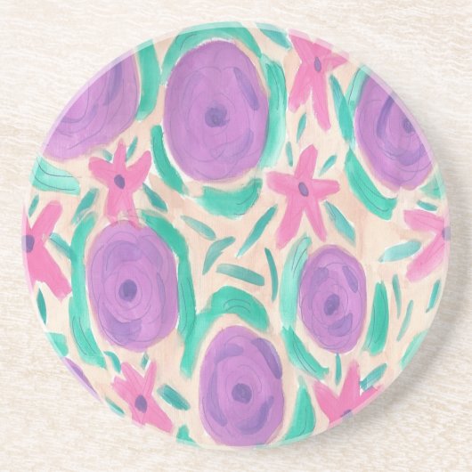 Beachy Boho Print Untersetzer (Vorne)