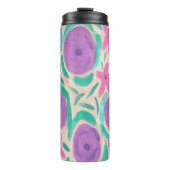 Beachy Boho Wassercolor Print Tumbler Thermosbecher (Vorderseite)