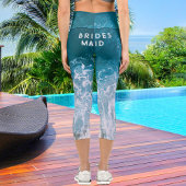 Beachy Bridesmaid Capri Leggings - Rückdruck