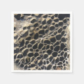 Beachy Bubbly Rocks Serviette (Vorderseite)