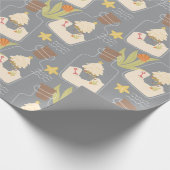 Beachy Christmas Sand Pail Geschenkpapier (Ecke)
