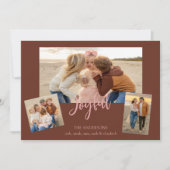 Beachy Collage Foto Feiertagskarte (Vorderseite)