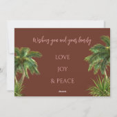 Beachy Collage Foto Feiertagskarte (Rückseite)