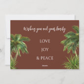 Beachy Collage Foto II Feiertagskarte (Rückseite)