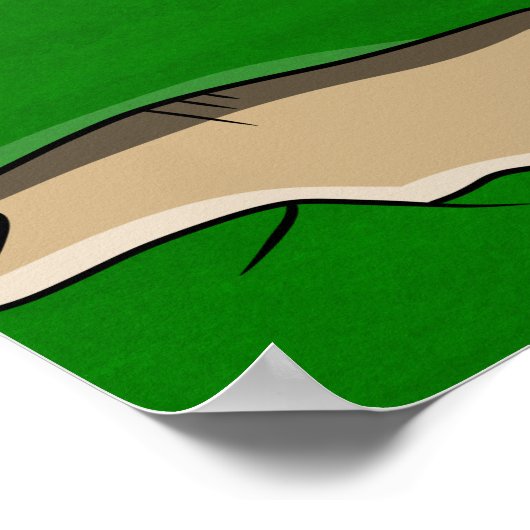 Beachy Head Leuchtturm und Cliff Top Poster (Ecke)