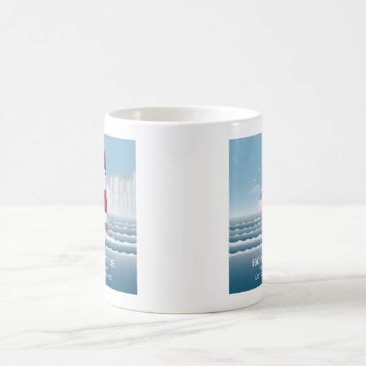 Beachy Head Lighthouse Kaffeetasse (Mittel)