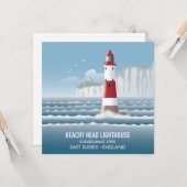 Beachy Head Lighthouse Karte (Vorderseite/Rückseite Beispiel)