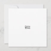 Beachy Head Lighthouse Karte (Rückseite)