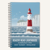 Beachy Head Lighthouse Notizblock (Vorderseite)