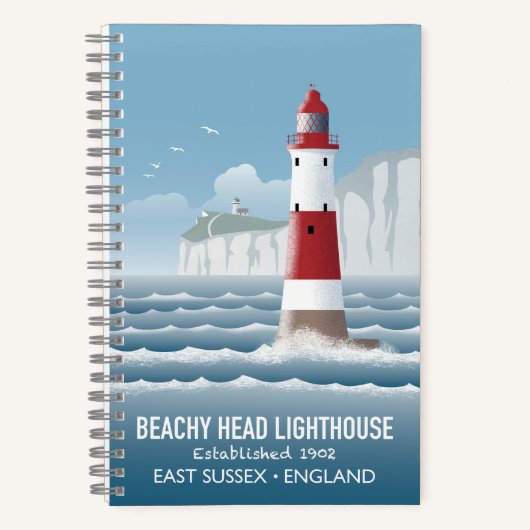 Beachy Head Lighthouse Notizblock (Vorderseite)