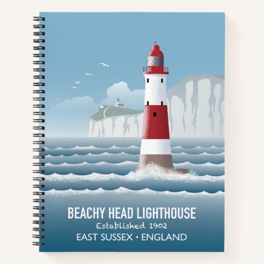 Beachy Head Lighthouse Notizblock (Vorderseite)