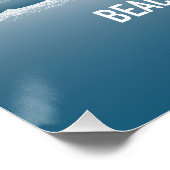 Beachy Head Lighthouse Poster (Ecke)