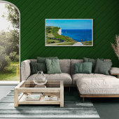 Beachy Head Lighthouse, Seven Sisters, England Leinwanddruck