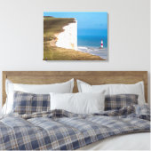 Beachy Head und Leuchtturm mit Leinwand (Insitu (Schlafzimmer))