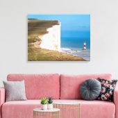 Beachy Head und Leuchtturm mit Leinwand (Insitu (Wohnzimmer))