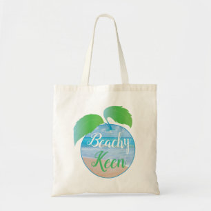 "Beachy Keen/Beach" Budget Totbeutel Tragetasche