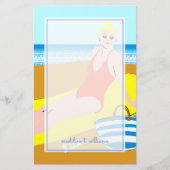 Beachy Keen - gelb Briefpapier (Vorderseite)