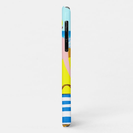 Beachy Keen - Gelb Case-Mate iPhone Hülle (Hinten/Links)