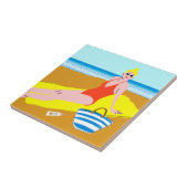 Beachy Keen - Gelb Fliese (Seite)